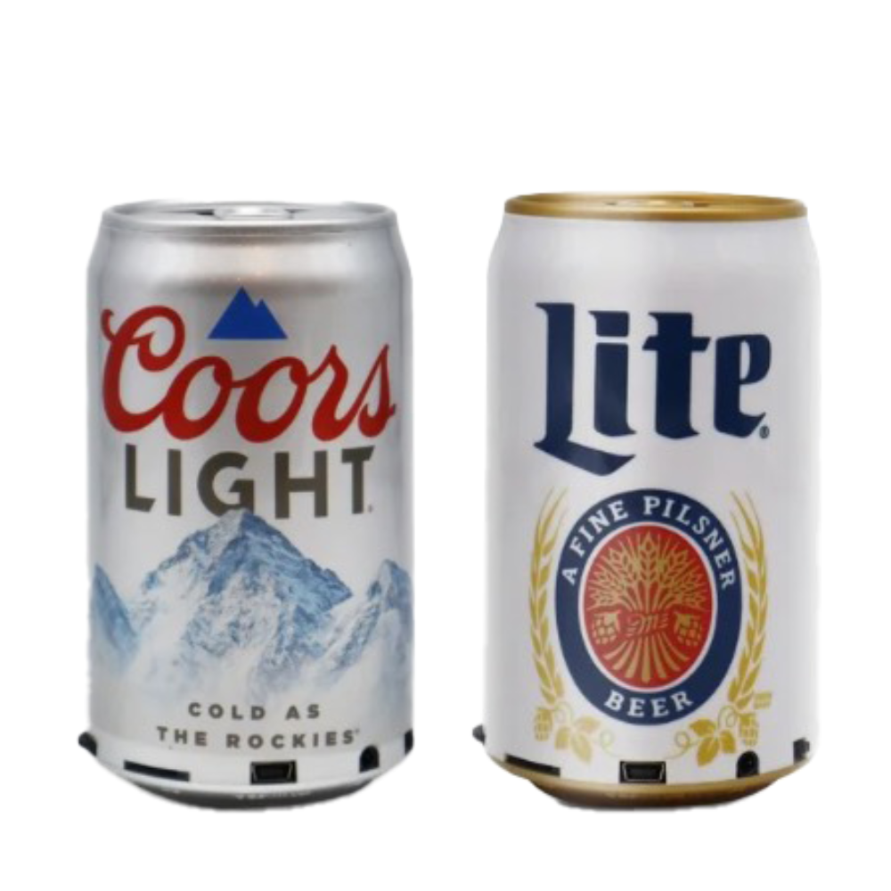 Coors Light & Miller Lite Can Speaker Bundle